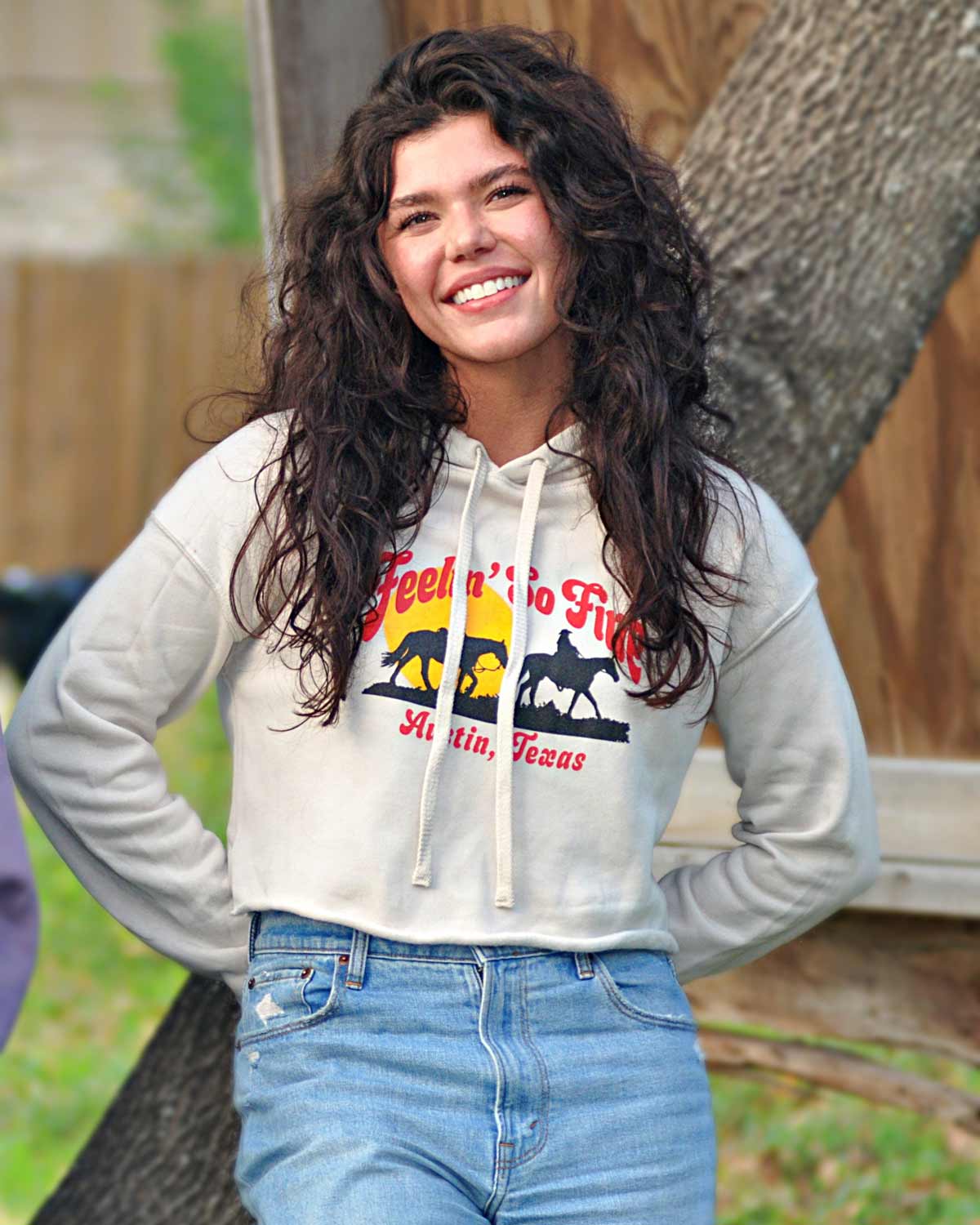 Feelin So Fine Cropped Hoodies