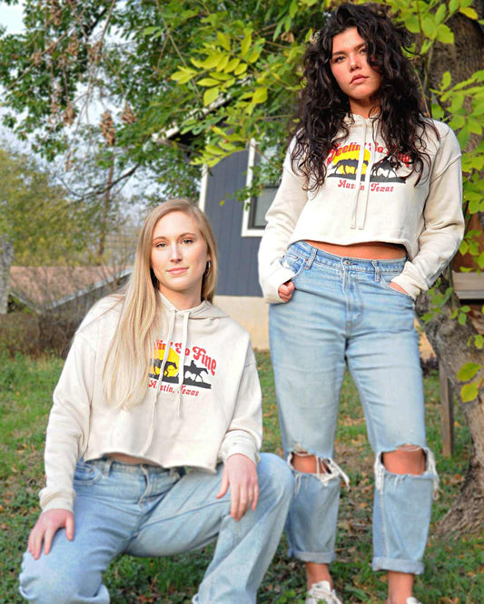 Feelin So Fine Cropped Hoodies